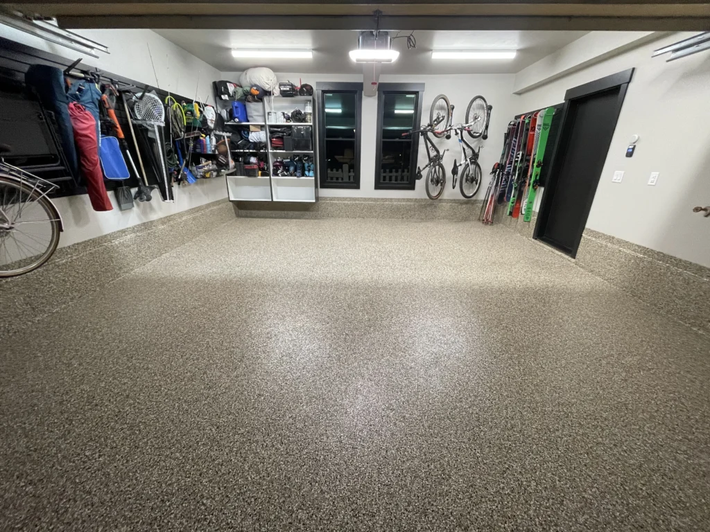 Epoxy Garage Floor Desert Storm Flake