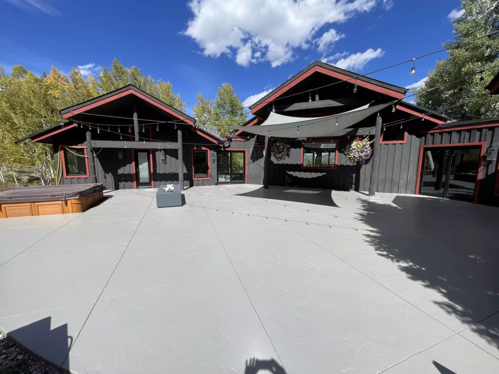 Water Based Outdoor Patio Recoloring